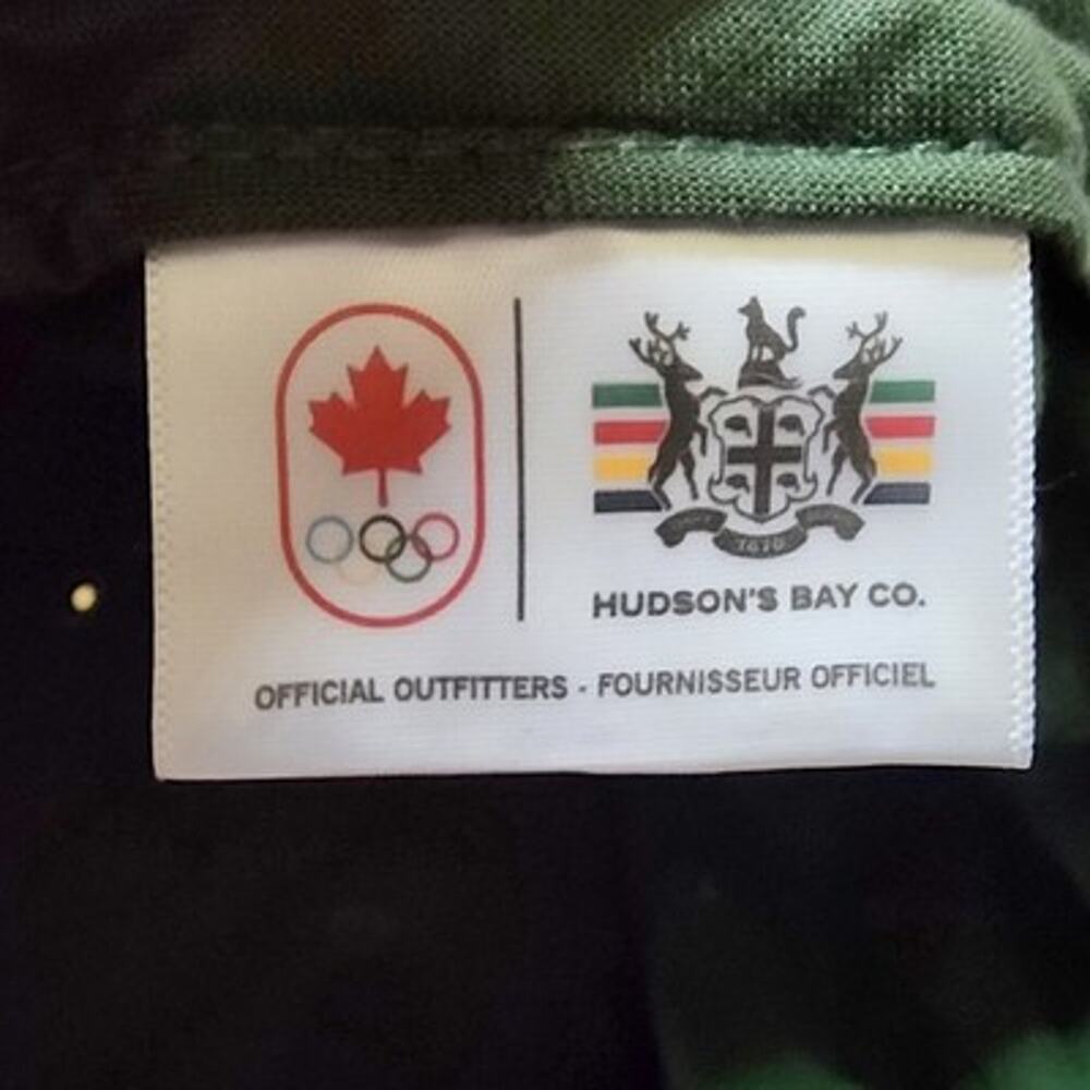 Hudson's Bay Co. Canada Olympic Hat Green Red Maple Leaf Adult Adjustable - Picture 11 of 12